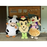 お友達のきわみるくんとオーイ★スター君と一緒にパチリ！