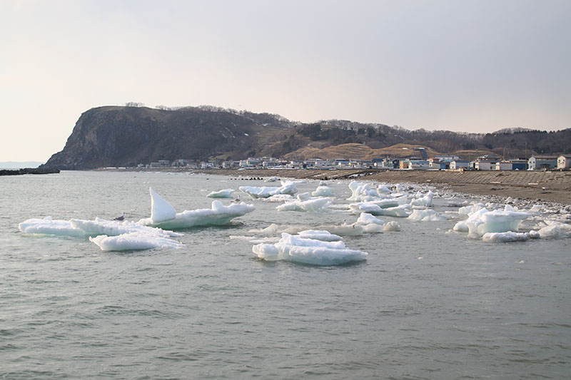 床潭の流氷