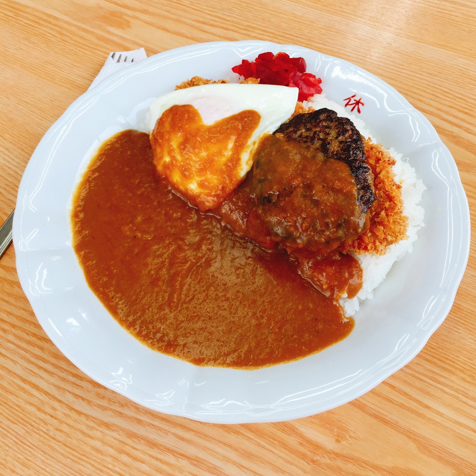 ハンバーグカツカレー